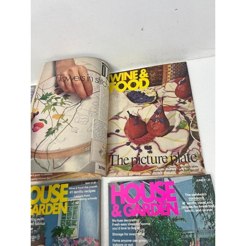 House & Garden Magazine Lot 1979 Full Year 12 Issues Interior Design Decor Ads